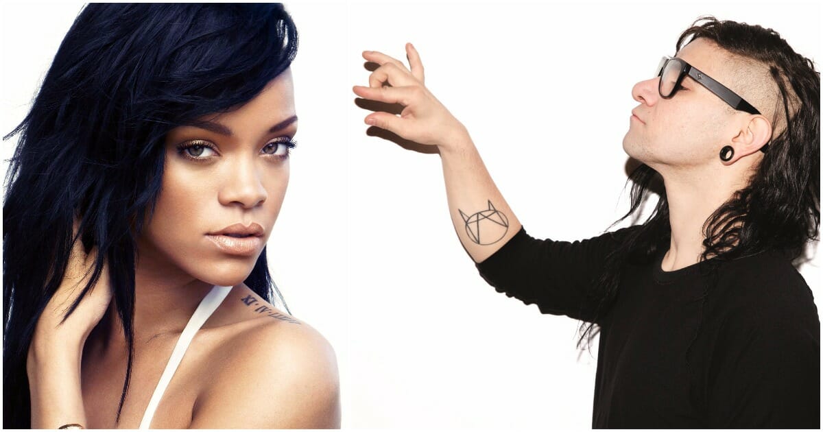 BREAKING: Skrillex and Rihanna have written a song together with blackbearSkrille Rihanna White 2