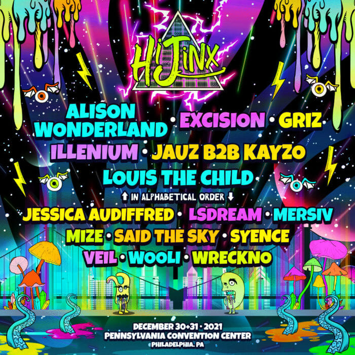 Illenium, Alison Wonderland, Excision and more announced for HiJinx NYE festivalHijyn