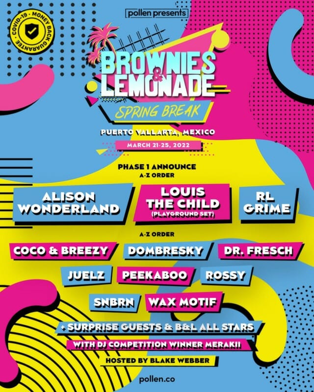 Brownies & Lemonade announce spring break lineup with Alison Wonderland, RL Grime, and moreBl Sb