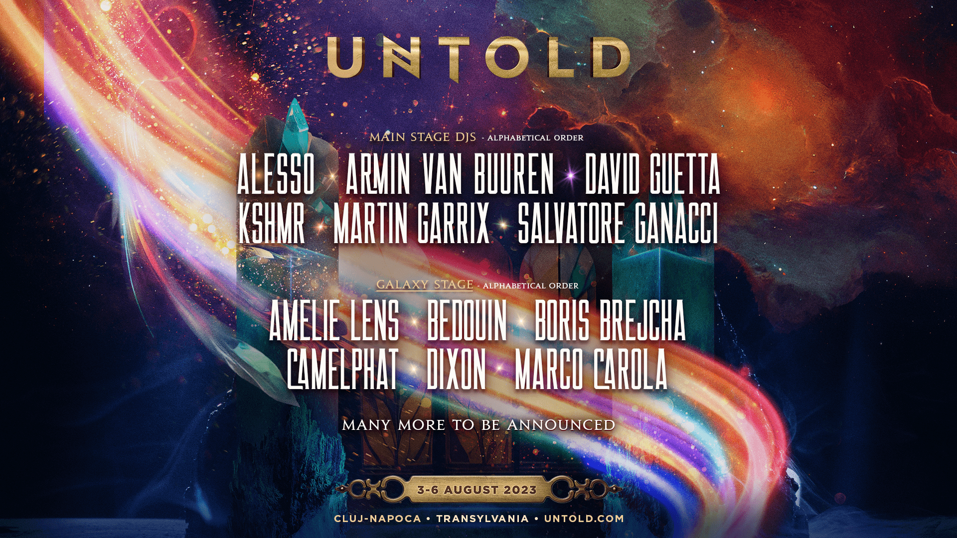 UNTOLD Festival announces next phase of 2023 line up featuring David