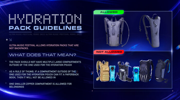For ravers, Lunchbox is the clear (literally) choice of hydration packs [Review]Ultra Miami Website HydrationPack 3